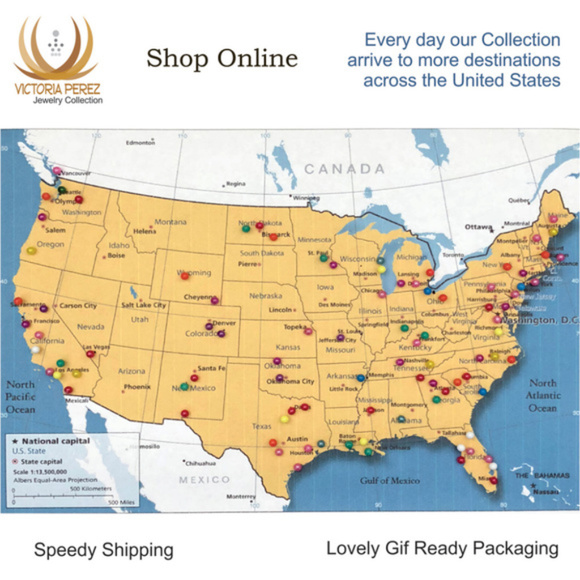 Luxury Semi Hoop Earrings | 14 Gold Plated - Picture 8 of 8